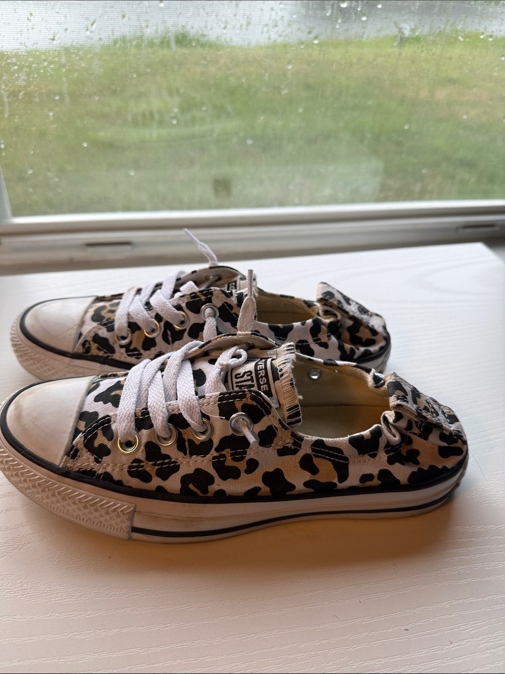 🐆 Leopard Converse Chuck Taylor All Star Low Top Sneakers - Leopard Print